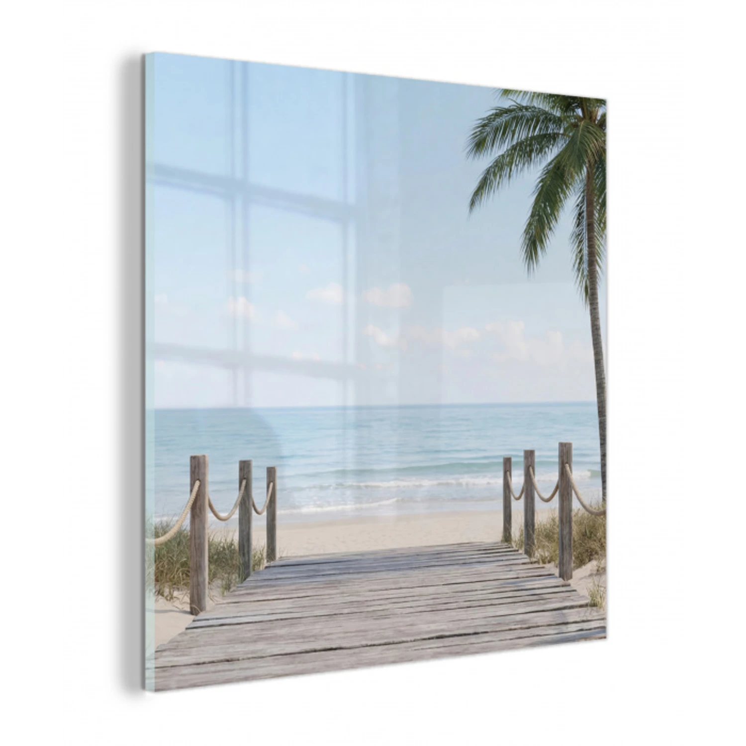 Palmbomen - Pad - Horizon plexiglas 5mm klein -z3d