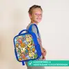 Monster met Stippen Kinderrugzak - Blauw middel -sfeer3_NL
