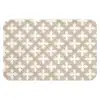 Patroon - Symmetrisch - Beige Badmat klein 997 -3d
