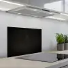 Beton print - Industrieel - Zwart keuken achterwand spatscherm klein -3d_schuin