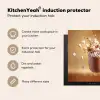 Chocomelk - Drinken - Warm - Bruin Inductie beschermer vinyl 3mm middel -vsfeer2_ENG