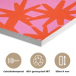 Modern - Sterren - Roze PET vilt klein 837 -closeup_NL