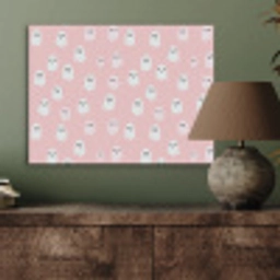 Spookjes - Patroon - Roze PET vilt klein 837 -sfeer2