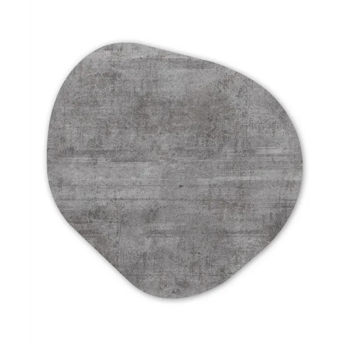 Beton - Patroon - Antiek Wandcirkel Organisch Forex 3mm klein 629 -3d