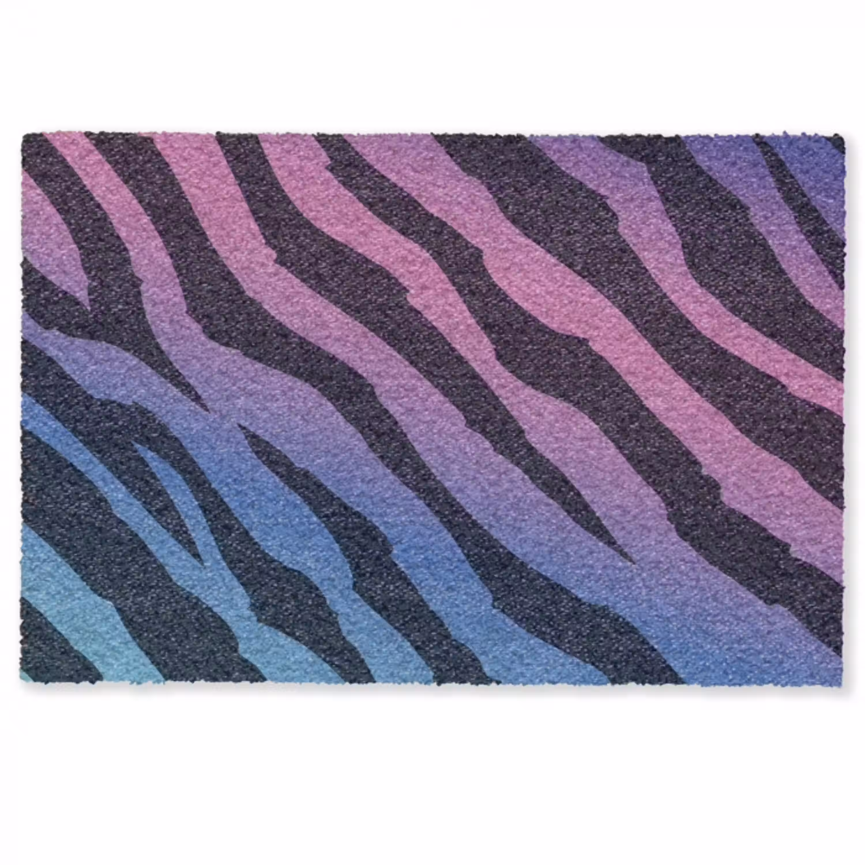 Tijgerprint - Blauw - Paars - Kleurrijk Deurmat klein -zkaufland3d