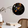 Zonnebloemen - Boeket - Kleurrijk Wandcirkel plexiglas klein -sfeer4
