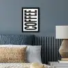 Koffie - Decoratie - Japandi - Vintage fotolijst zwart zonder passe partout klein -sfeer3