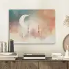 Moskee - Kleurrijke wolken - Arabisch - Ramadan - Islamitische PET vilt klein -sfeer1