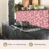 Tegel - Patroon - Roze - Goud keuken achterwand 2 middel 871 -usp_NL