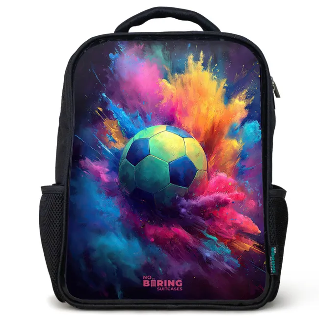 Kids' Backpacks Black -. Neon - Ball - Colorful