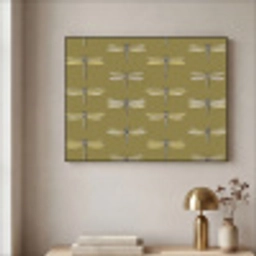 Libellen - Patroon - Groen Textielframe zwart klein 947 -sfeer2