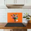 Kaartje - Boeket - Bloemen keuken achterwand spatscherm klein -sfeer2