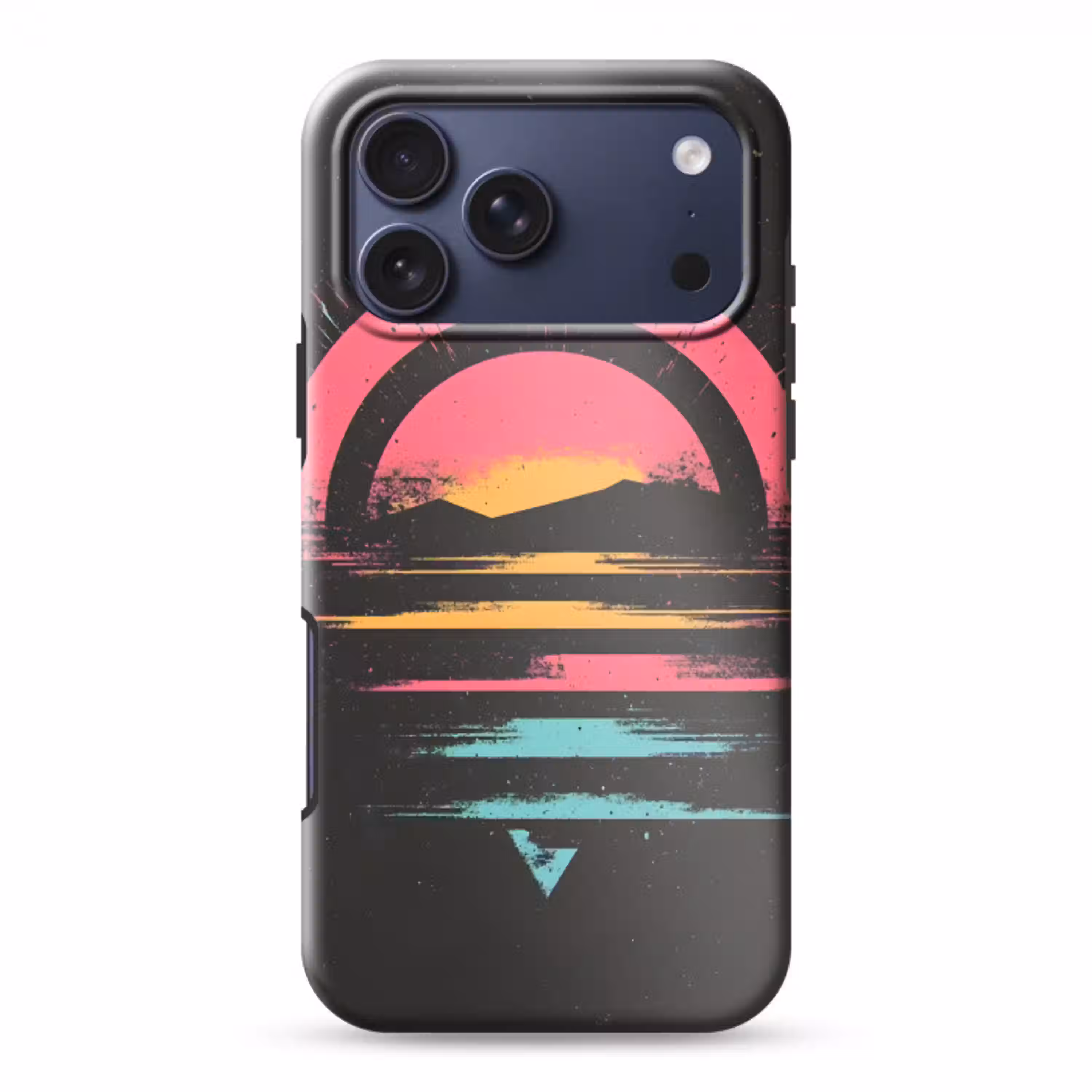 Cirkel - Abstract - Roze Toughcase MagSafe Apple iPhone 17 Pro Max klein -3d