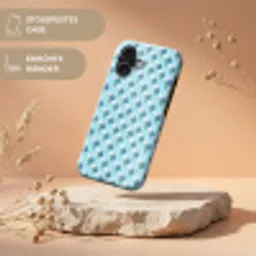 Golf - Ballen - Blauw Toughcase MagSafe Apple iPhone 17 klein 1017 -USP_RandenV_DE