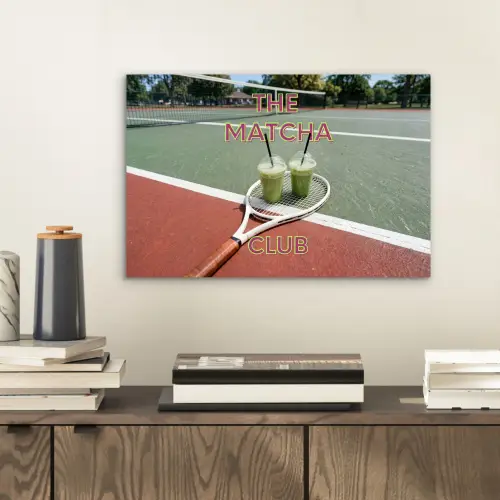 Matcha Club - Tennis - Matcha aluminium wit klein -sfeer1