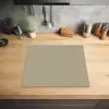 Taupekleur - Gewolkt textuur - Natuurlijk Inductie beschermer vinyl 3mm middel 274 -sfeer5