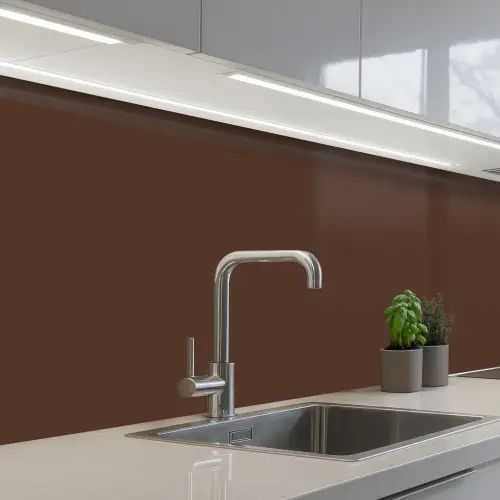 Bruin - Donker - Kleuren keuken achterwand 2 middel 871 -3d_schuin