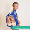 Fee met madeliefjes Kinderrugzak - Blauw middel -sfeer3_NL