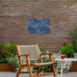 Linnen - Textuur - Patroon - Denim - Rustiek Tuinposter op houten frame 2 cm dik klein 845 -sfeer3