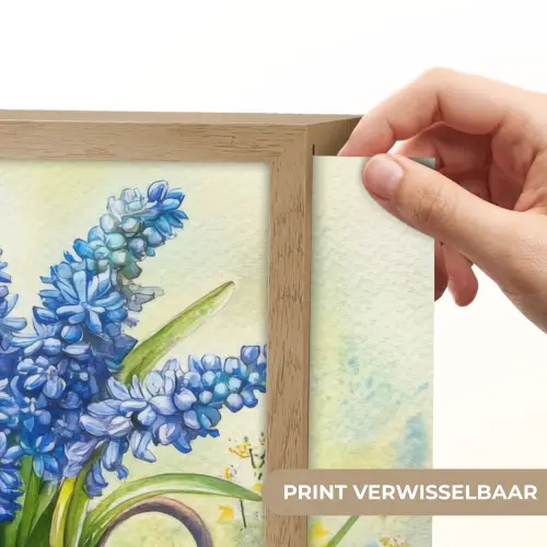 Gieter - Lavendel - Bloesems Light Box met batterij (Wandlamp) middel -USP_websiteprintNL