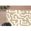 Modern - Abstract - Beige muismat rubber klein 262 -closeup