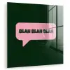 Tekstwolk - BLAH BLAH BLAH - Roze plexiglas 5mm klein -zzzproduct_nieuw
