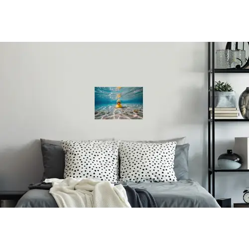 Duikbril - Eend - Water Muursticker klein -slaapkamer