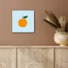 Fruit - Sinaasappel - Oranje aluminium wit klein -sfeer4