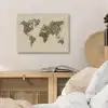 Wereldkaart - Kruiden - Kleurrijk PET vilt klein -sfeer3