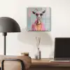 Zonnebril - Roze - Geit - Horen plexiglas 5mm klein -sfeer6