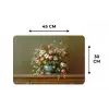Vaas - Pastel - Kleuren - Bloemen Placemat vinyl groot -specs