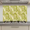 Palmblad - Patroon - Groen keuken achterwand spatscherm klein 900 -3d_website