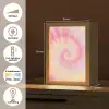 Patroon - Tie Dye - Pasteltinten - Roze Light Box met kabel klein -USP_NL