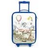 Alpaca avontuur Kinderkoffer - Blauw klein -zz3dotto