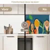 Lepels - Hout - Kruiden - Specerijen keuken achterwand 2 middel -voor-na2_NL