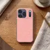 Hokjes patroon - Roze - Paars - Golvende lijnen Telefoonhoesje iPhone 17 Pro klein -sfeer1