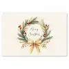 Kerstkrans - Kerst - Goud - Beige Placemat vinyl groot -zzsfeer1_Kitchenyeah-website