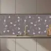 Patronen - Tulpen - Minimalistisch keuken achterwand 2 middel 871 zz_3dshopping