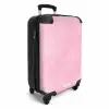 Lederen look licht roze NBS - Handbagage koffer - Volwassenen Unisex middel -productfoto_3d