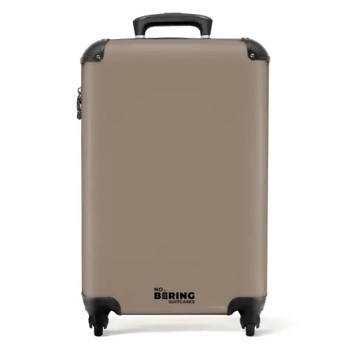Aardse taupe tint NBS - Handbagage koffer - Kinderen Unisex middel -productfoto_recht