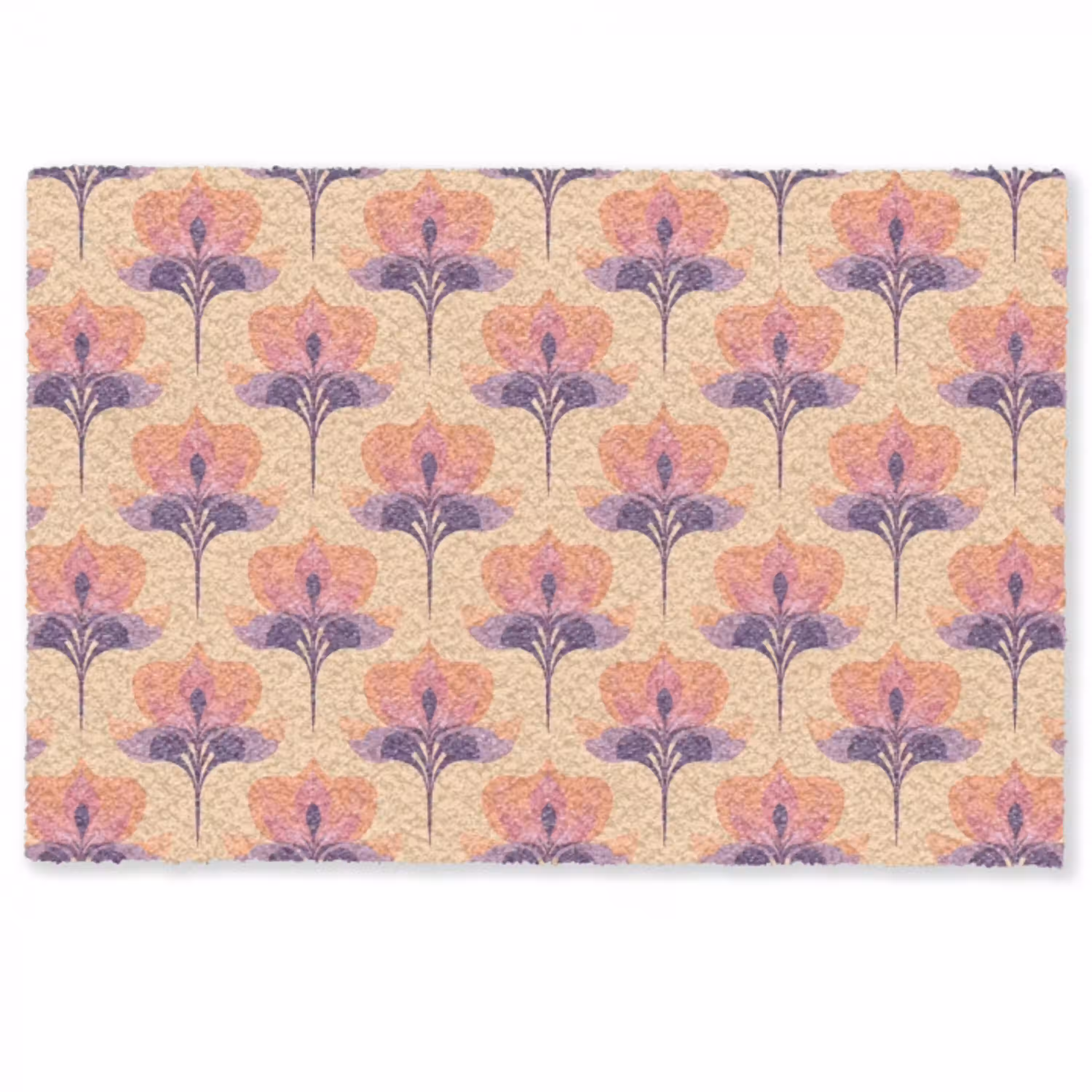 Botanisch - Patroon - Pastel Deurmat klein 898 -zkaufland3d