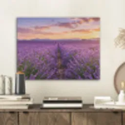 Lavendel - Veld - Natuur - Paars PET vilt klein -sfeer1