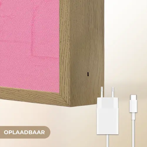 Lippen - Tekst - Kleurrijk Light Box met batterij (Wandlamp) middel -USP_websiteoplaadbaarNL
