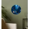 Koraalrif - Vissen - Oceaan - Blauw Wandcirkel behangsticker klein -sfeer2
