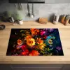 Nachtelijke Bloemenpracht Inductie beschermer vinyl 3mm klein -sfeer5