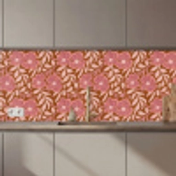 Sfeer - Bloemen - Roze keuken achterwand 2 middel 871 zz_3dshopping