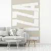 Pizza - Decoratie - Japandi - Wit fotobehang vinyl groot -woonkamer