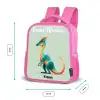 Dino - Blauw - Dier Kinderrugzak - Roze middel -productfoto_formaten