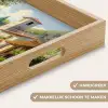 Dorp - Zon - Kraampjes - Huizen Dienblad Rechthoek middel -USP_HandgreepNL