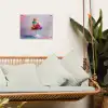 Macarons - Schaal - Pastel - Kleurrijk tuinposter los doek klein -sfeer7